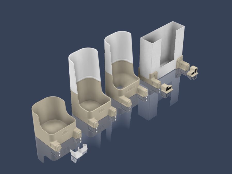 A1 mini Purge Bucket Bin Poop Management System
