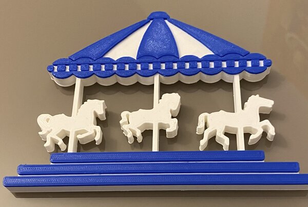 Carousel Cake Decoration