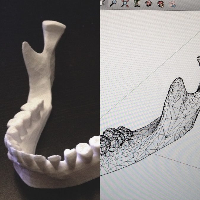 Jaw iPad stand