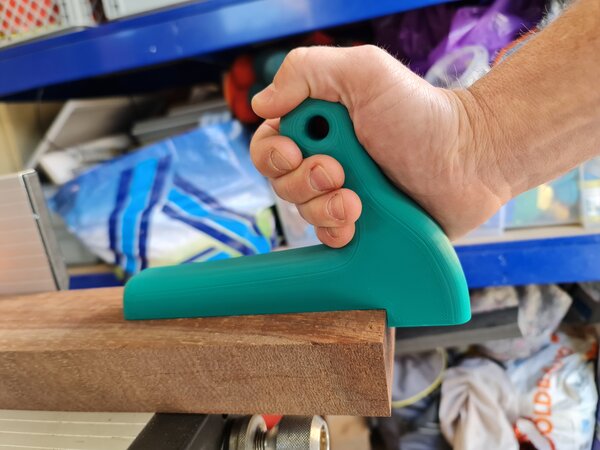 Wood push stick