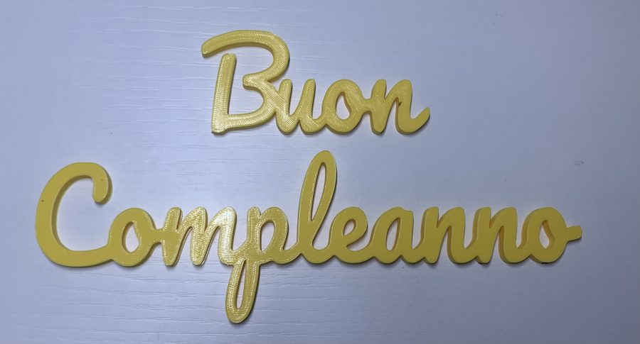 Buon Compleanno Cake Decoration
