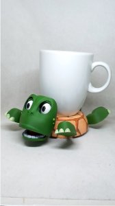 Turtle cup holder (No Supports needed)
