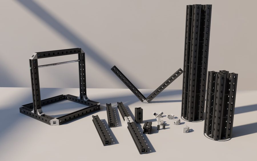 Z Profiles mounting/construction system (20x20mm)